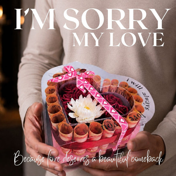 Sorry Love Cash Bloom Heart